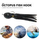 11cm 22g Octopus Soft Fishing Lures with Hook Crankbait Artificial Bait (E)