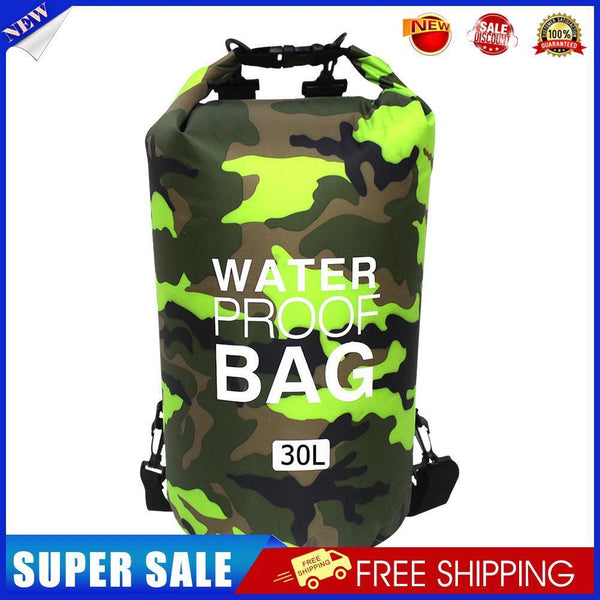Outdoor Dry Bag Swimming Waterproof Sack for Boating Rafting (30L Green)