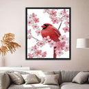 14CT Stamped Cross Stitch Kits DIY Pink Bird Printed Needlework (DA321) Newly