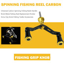 Spinning Fishing Reel Carbon Handle Wheel Rock Arms Grip Knob Fishing Tools