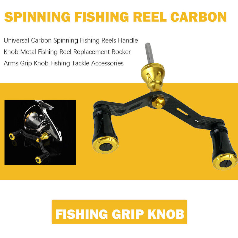 Spinning Fishing Reel Carbon Handle Wheel Rock Arms Grip Knob Fishing Tools