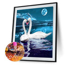 5D DIY Swan Lake Diamond Embroidery Painting Full Drill Mosaic Cross Stitch
