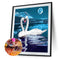 5D DIY Swan Lake Diamond Embroidery Painting Full Drill Mosaic Cross Stitch
