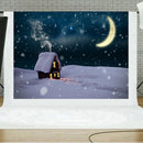 Christmas House Backdrop Photography Background Cloth Video Studio Photo Decor