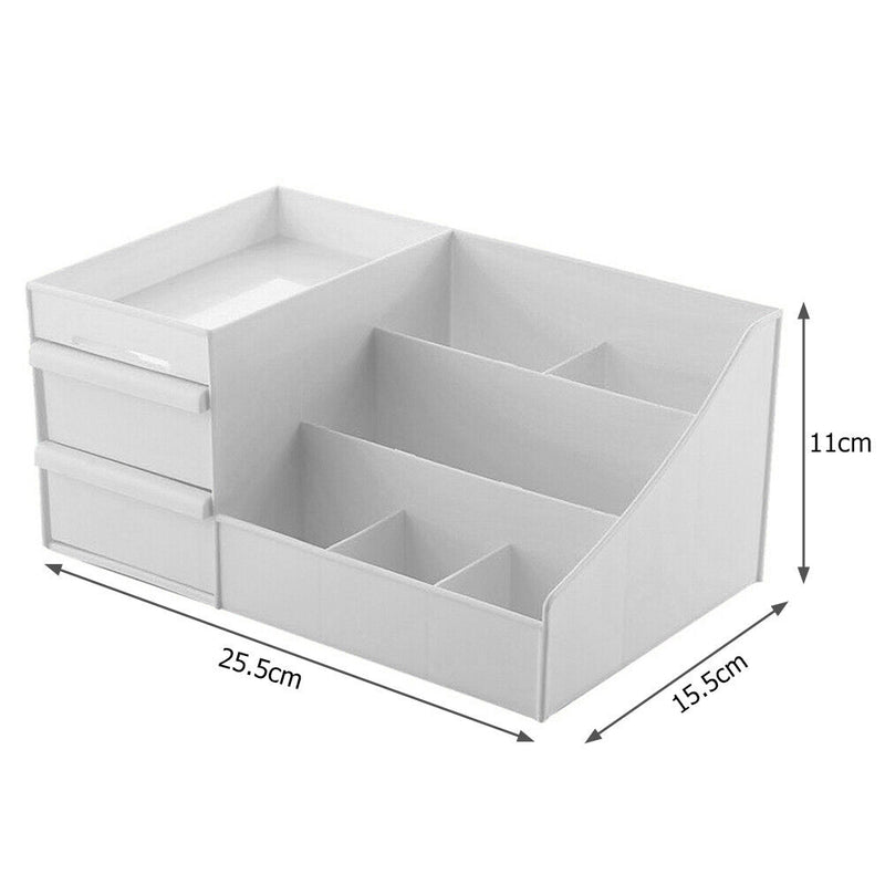 Portable Makeup Drawer Cosmetic Storage Box Desktop Sundries Organizer Dormit