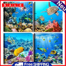 4 Panels Sea Life Oil Paint By Numbers Kits Canvas Drawing DIY Coloring Picture
