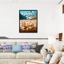 Snow Mountain Diamond Painting 5D DIY Drill Point Picture Kits for Wall Gift
