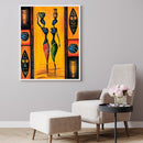 African Modern Woman Art Oil Paint By Numbers Kit Frameless Drawing Picture