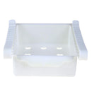 Drawer Refrigerator Storage Box Rack Holder Slide Fridge Organizer(White)