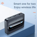 Multipoint Bluetooth Audio Transmitter Wireless Adapter Connect 2 Headphones`