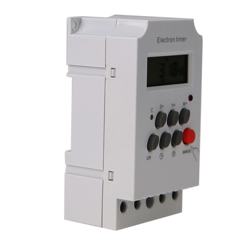 AC 220V 25A Programmable Electronic Timer Switch Control KG316T-II