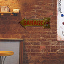 Special Shape Arrow Mark Metal Sign Retro Waterproof Door Hanging Board (1)