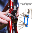 11"" 1 Bicycle Repairing Tools Portable Multifunctional Bike Maintenance Kits