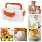 Electric Heating Lunch Box Food Heater Rice Container (ABS 110V Orange US)