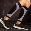 1 Pair Sports Leg Guard Cover Men Women Calf Compression Socks (Black L/XL)