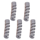 5pcs Bicycle Brake Cable Protector Anti-Friction Protective Cover (Gray) Newly