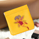 #A Artificial Leather Cosmetics Pouch Gift DIY Cartoon Rhinestone Purse Mosaic K