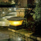 Solar Power LED Pillar Lamp Outdoor Garden Fence Light (Warm Light Black) #F