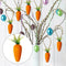 10pcs Easter DIY Flocking Carrot Kindergarten Color Simulation Gifts Carrot O7B6