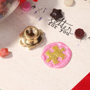 Special Shape Fire Paint Seal Head Brass Invitation Card Wax Sealing Stamp Decor