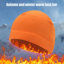Beanies Hats Winter Warm Sports Cycling Running Ski Bonnet Caps (Orange)