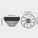 Fan Ultra-Quiet Cooling Fan Ventilador Cooler Heatsink Computer CPU Radiator