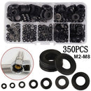 Bolt Gasket Washer Assortment Kit Nylon Flat Washer M2 M2.5 M3 M4 M5 M6 M8