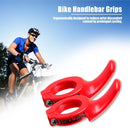 1 Pair Bike Handlebar Grips Bicycle Auxiliary Rest Handle Bar End Cycling Par