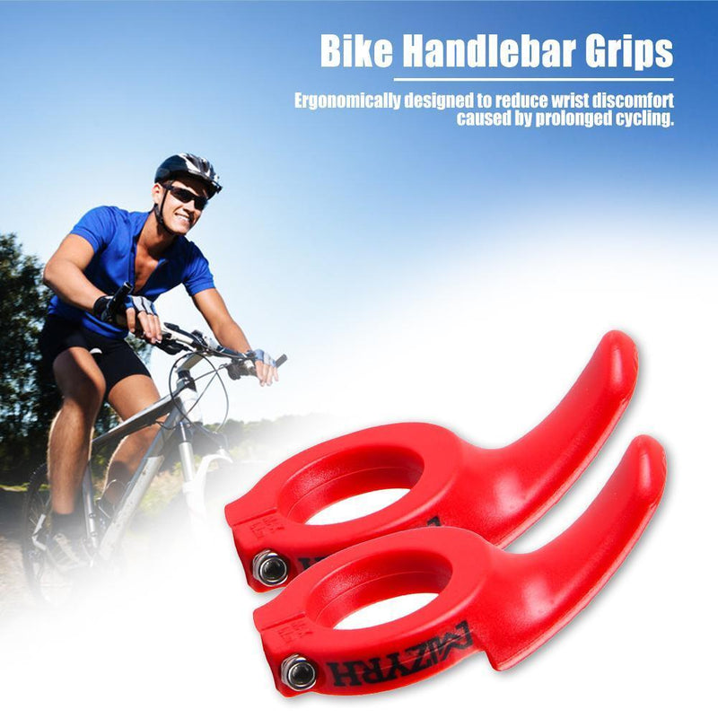 1 Pair Bike Handlebar Grips Bicycle Auxiliary Rest Handle Bar End Cycling Par