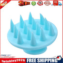 Pointed Tip Silicone Scalp Shampoo Massage Brush Head Acupoint Comb (Green)