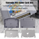 For N64 Cart Shell Cover Game Console Cases Replacement Kit (EU/Jap Gray)