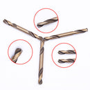 10pcs Double-Headed High-Speed Steel Twist Drill Bit Metalworking (3.2mm)
