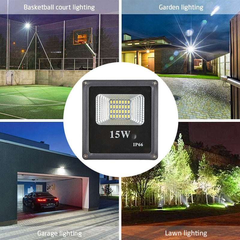 15W 28 LED Super Bright Floodlight IP65 Outdoor Street Lighting Flood Lamp