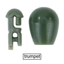 10x Carp Fishing Quick Change Bead Method Feeder Line Holder (S Dark Green)