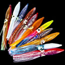 10pcs 8cm Squid Skirts Bionic Fishing Lures Crankbait Soft Swimbait Color