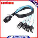 Cabledeconn G0101 MINI SAS 36P SFF 8087 to SATA 7P Hard Drive Transmission Cable