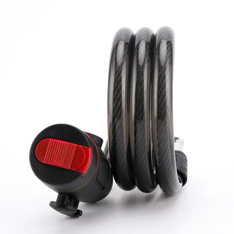 Cycling Bicycle Scooter Security Lock with 2 Keys Outdoor Anti-Thieves