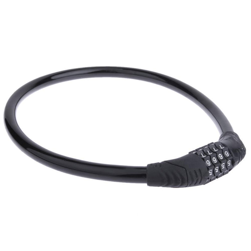 4 Digit Password Bicycle Lock Code Anti-Theft Locks Electric Cable Bike