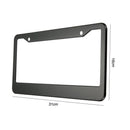 2pcs 12in x 6in Stainless Steel Car Auto License Plate Frame Covers Kit
