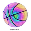 Holographic Reflective Basketball PU Wear-Resistant Ball (Neon Lattice) Newly