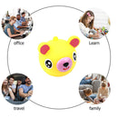 Talking Animal Baby Sensory Toys Tongue Out Autism Therapy (Yellow Bear) Newly