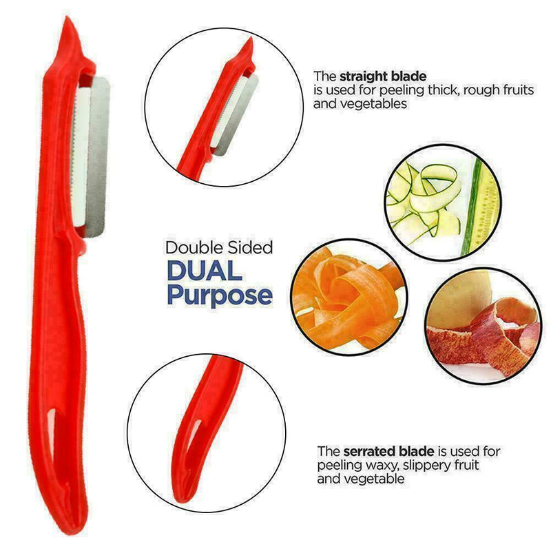 ANTI-SLIP Peeler Potato Vegetable Fruit Food Slicer Cutter Hot Kitchen C A F7P1