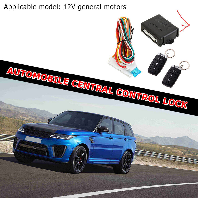 Universal Car Remote Central Door Lock Kit Keyless Entry Alarm System 410/T245