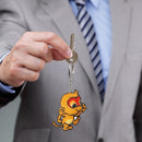 Stamped Key Ring Pendant Art DIY Chinese Zodiac Bead Cross Stitch Keychain Kit