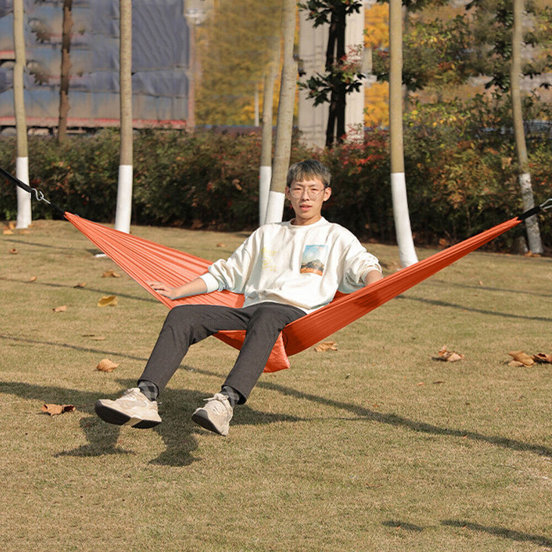 Outdoor Camping Hammock Sleeping Swing Garden Tree Hanging Bed w/ Rope (A) Newly