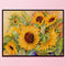 11CT Full Cross Stitch Sunflower Stamped DIY Cotton Thread Printed Needlewo