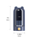 Automatic Cotton Pad Dispenser Wall Mounted Press Out Storage Holder for Vanity