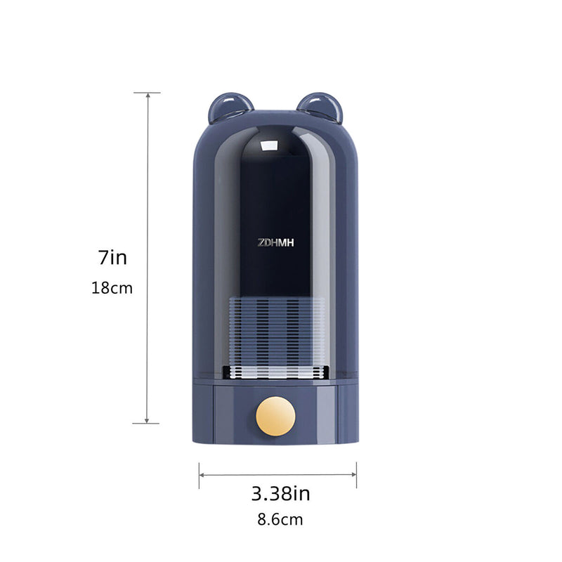 Automatic Cotton Pad Dispenser Wall Mounted Press Out Storage Holder for Vanity