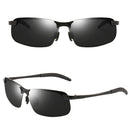UV Protection Polarized Men Sports Photochromic Sunglasses (Grey Lens) Newly