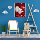 5D Kit Rhinestone Picture DIY Love Flower Full Round Drill Diamond Painting Gift